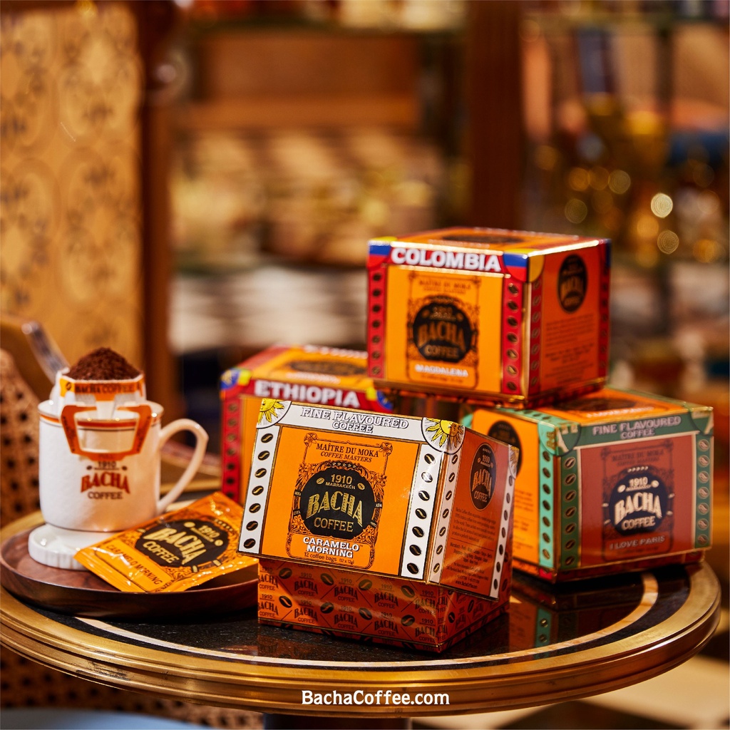 Bacha Coffee 100 Arabica Beans Single Origin (12 coffee bags