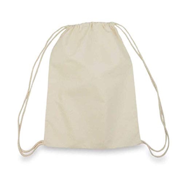Drawstring bag canvas Shopee Philippines