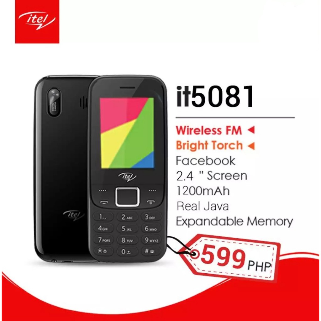 Itel it5081 Triple sim Basic Phone Keypad Shopee Philippines