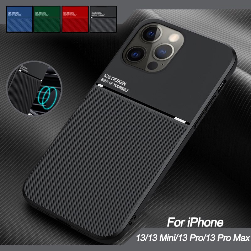 Leather Slim Cover For iPhone 12 11 13 Pro Max Mini Phone Case