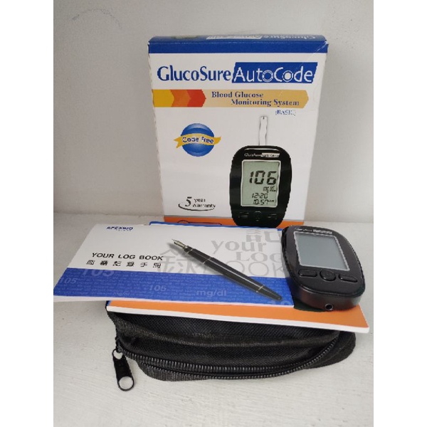 Bood Monitoring System glucosure autocode-machine only | Shopee Philippines