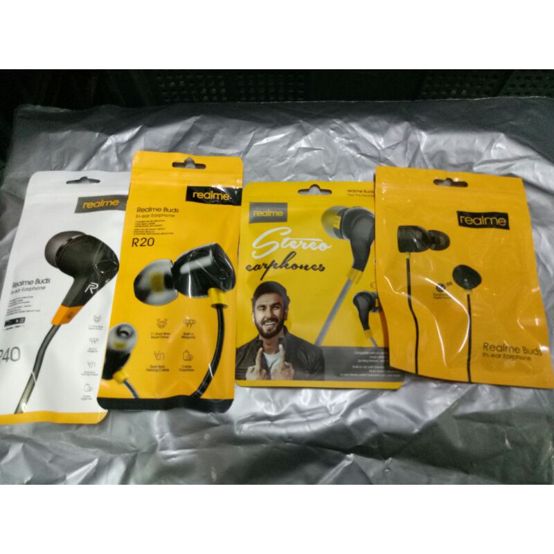 Realme earphones online yellow