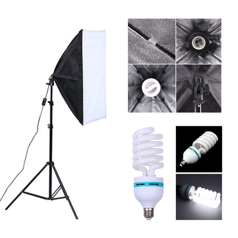 *Top* Kphoto Photography Soft Box Kit 50*70cm Softbox + 2m Light Stand