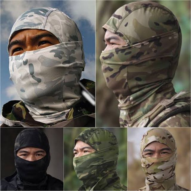 Balaclava Mask Tactical Military Army Outdoor Protect Cover Camo Full ...