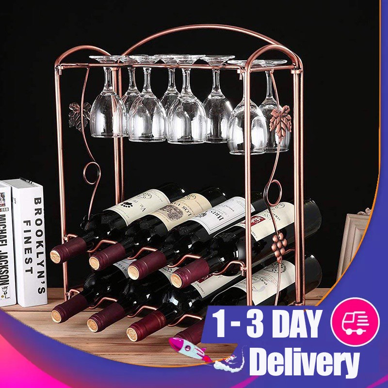 Wine rack shopee sale