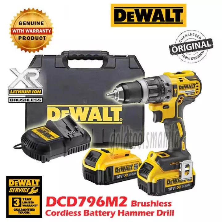 Dewalt dcd796m2 sale