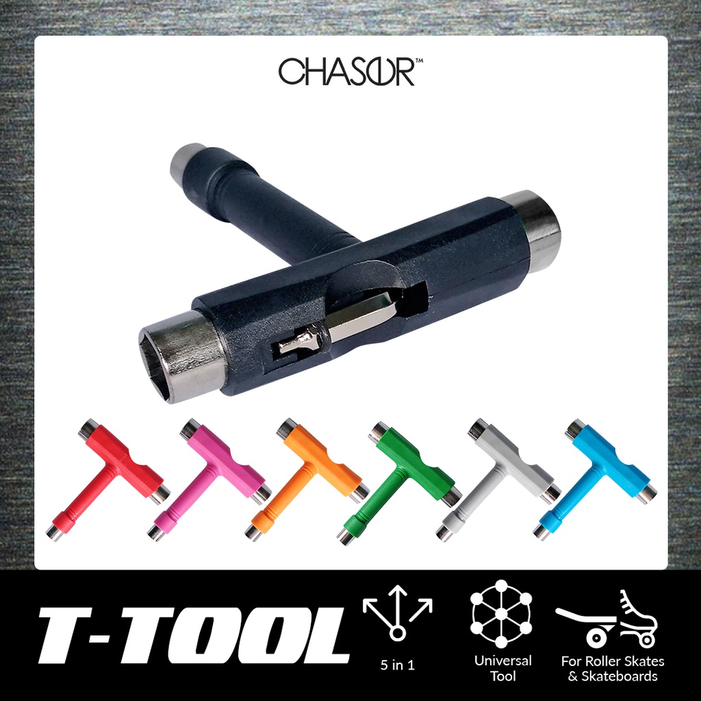 Chaser Wrench T- Tool [With Chaser Logo] T-Tool Wheels All in One Multi ...