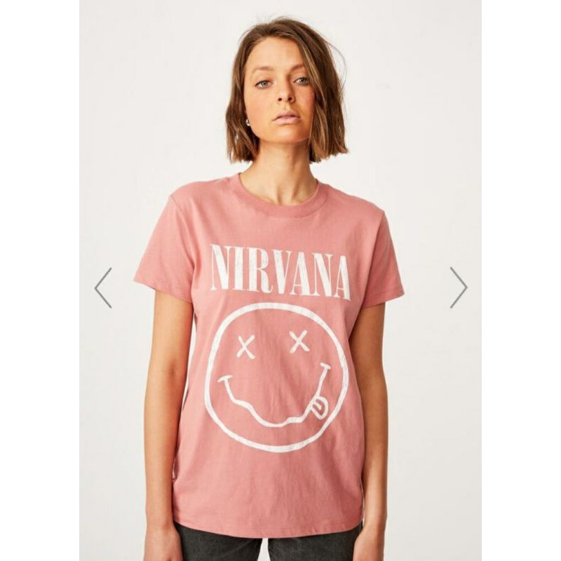 Nirvana t shop shirt cotton on