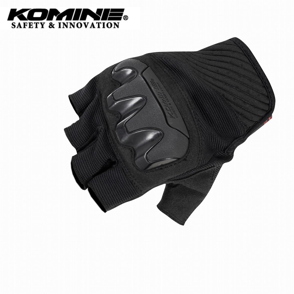 KOMINE GK-242 Protect Mesh Half Finger Glove KOMINE Motorcycl 