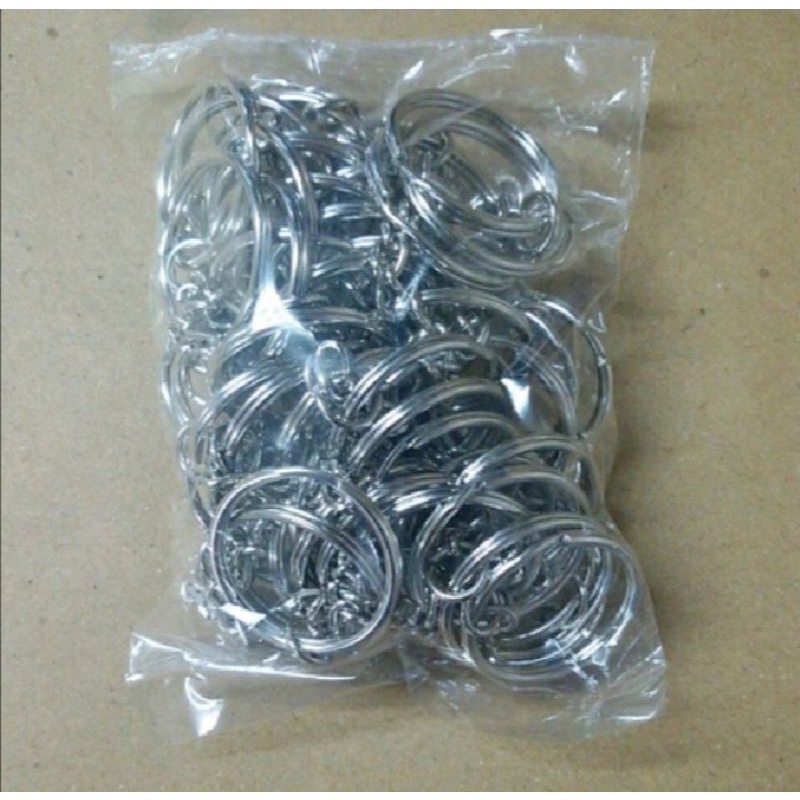 50 PCS. Metal Key Ring | Shopee Philippines