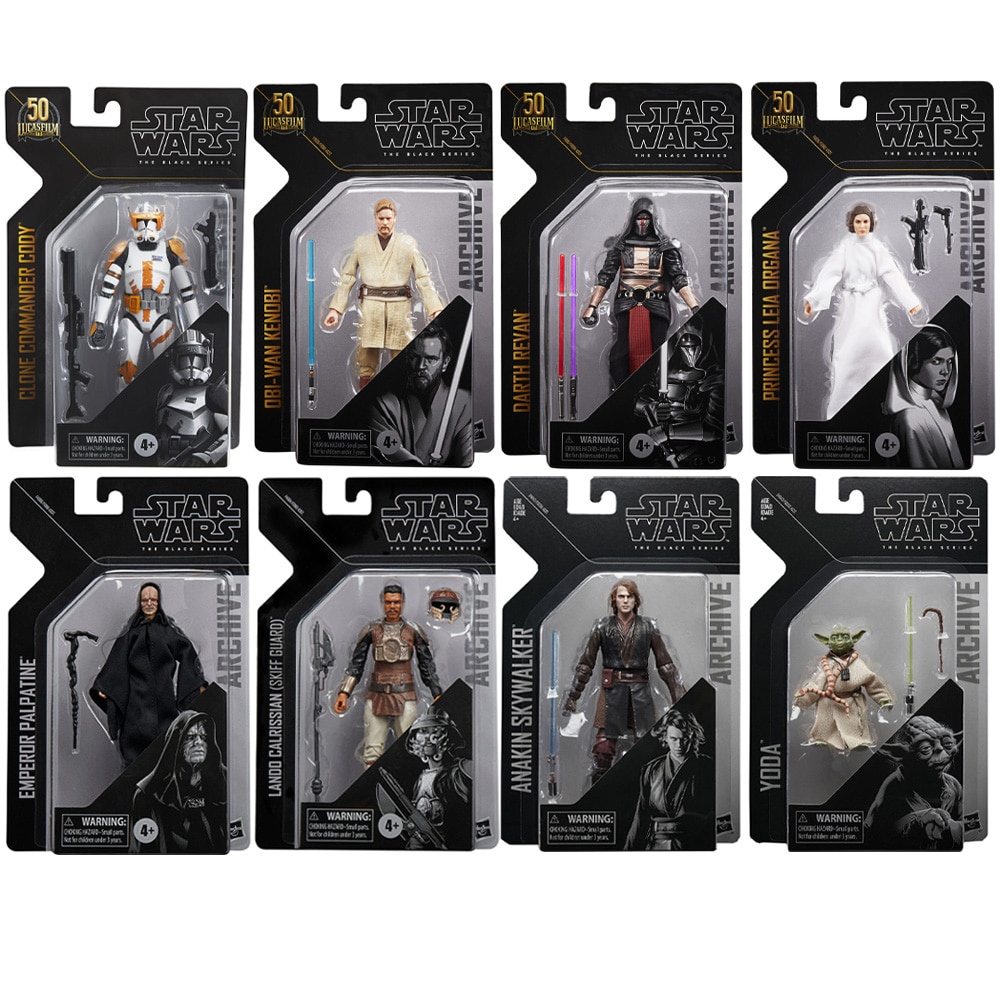 Original Hasbro Star Wars The Black Series Archive Anakin Skywalker Obi Wan Kenobi Yoda Ig 88 Han Solo 6 Action Figure Toy Gift Shopee Philippines