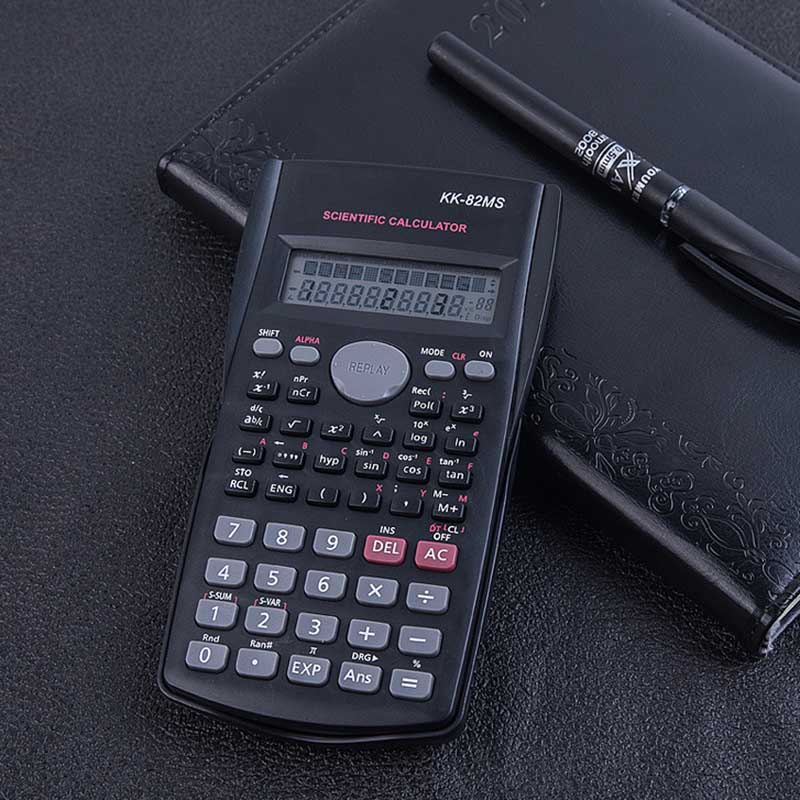 Digital Scientific Calculator Functions Statistics Mathematics 2Line ...