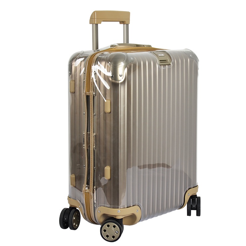 ℡◇Thicken Luggage Cover For Rimowa With Zipper Clear Suitcase Covers  Protector High Quality Transpar