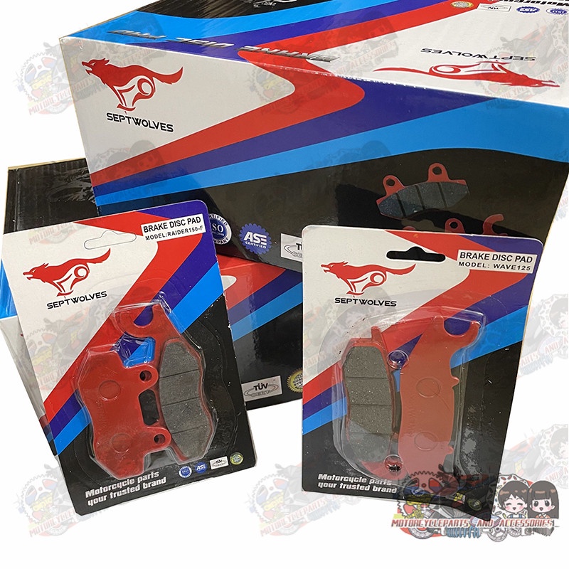 LJ Motorcycle Disc Brake Pad Xrm125, Wave125, Wave110, Raider 150 ...