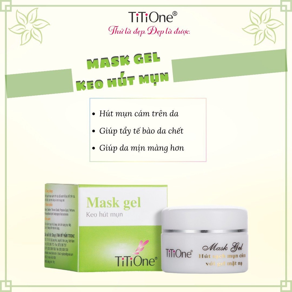 Genuine - Maskgel TiTiOne Acne Absorbing Gel 15G | Shopee Philippines