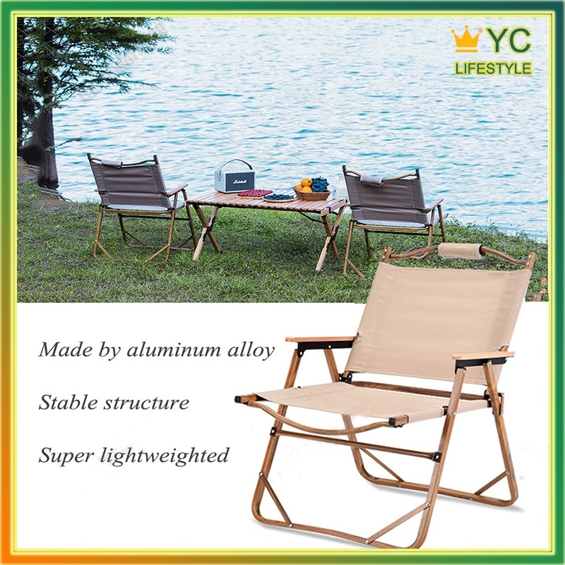 Outdoor folding chair portable camping leisure backrest stool