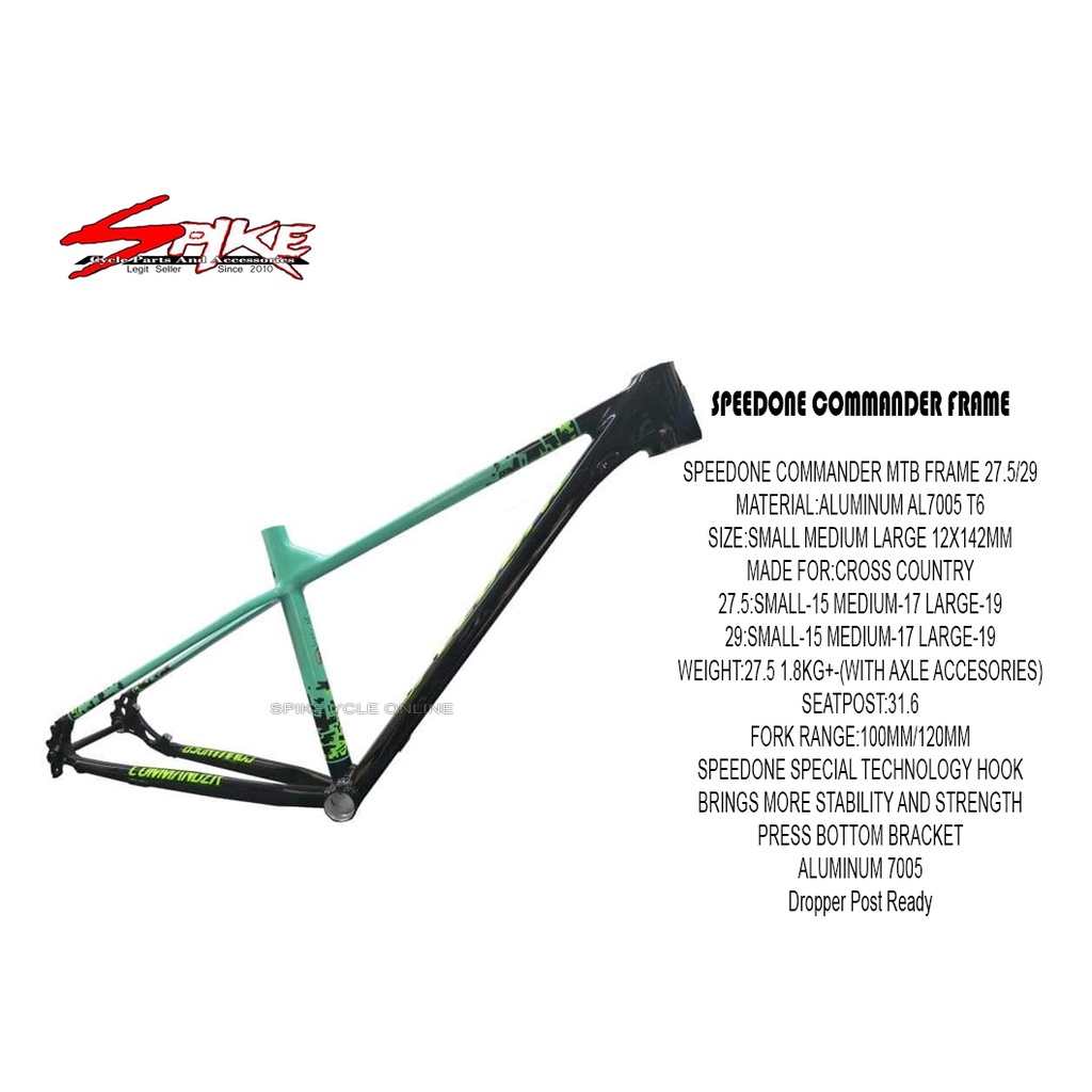 Speedone commander hot sale 29er