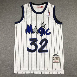 Rare 90's Vintage Champion SHAQUILLE O'NEAL Orlando Magic Basketball  Jersey Sz: Youth X-LARGE