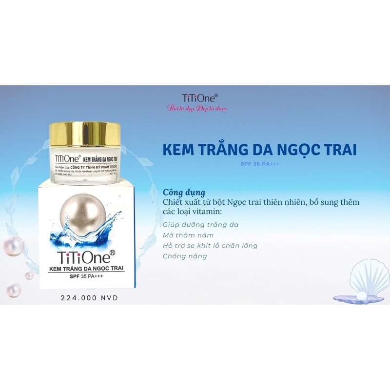 TiTiOne Pearl Cream 15g | Shopee Philippines