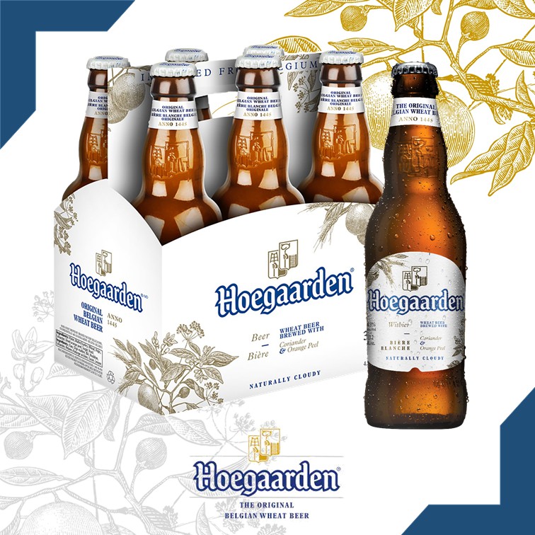 Hoegaarden Beer 330ml Bottle X 6 | Shopee Philippines