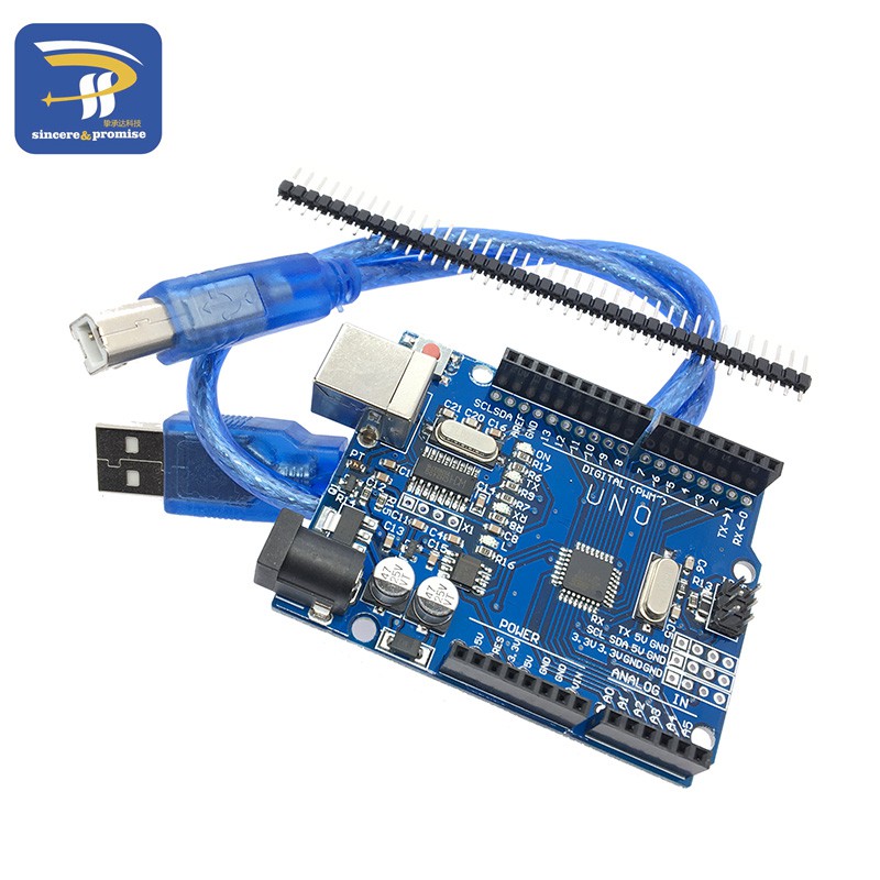 One set UNO R3 (CH340G) MEGA328P for Arduino UNO R3 with ... | Shopee ...