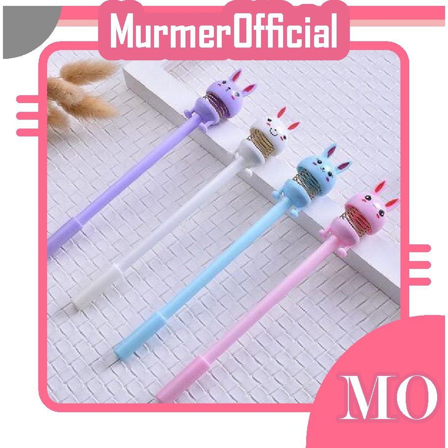 MurmerOfficial R339 Shaking Rabbit Gel Pen Cute Rabbit Pen/ Stationary ...