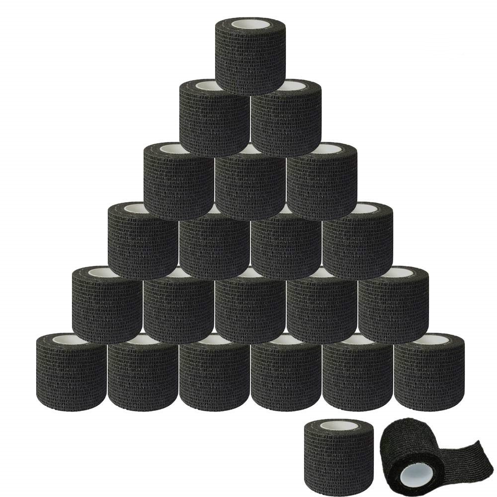 24 Pack Self Adhesive Bandage Wraps, Cohesive Tape, In 12 Colors, 2 In 12 Colors 2 In X 5 Yard A2 14578735