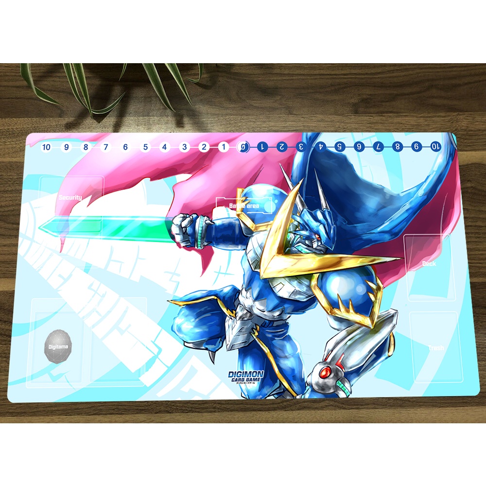 Digimon Playmat UlforceVeedramon Trading Card Game Mat DTCG CCG Mat Mouse Desk Pad TCG Gaming