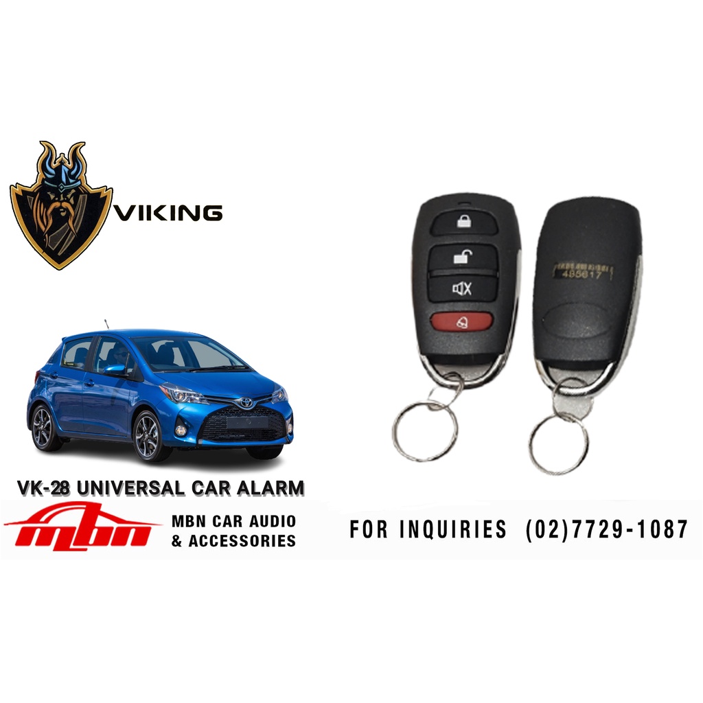 Viking Car Alarm Auto Security VK28 Shopee Philippines