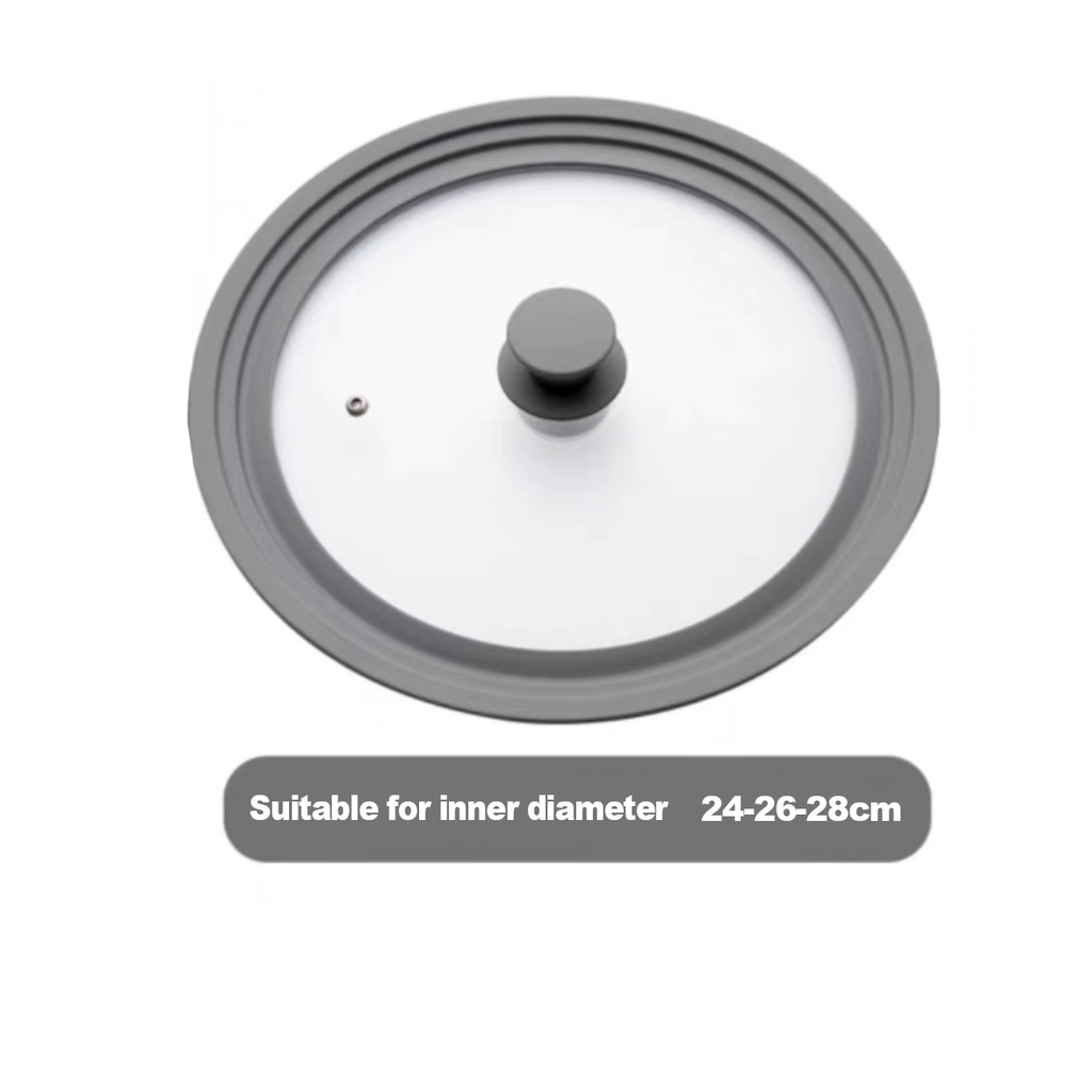Multifunctional Tempered Glass Lid Pot Explosion-Proof/Drop-Proof