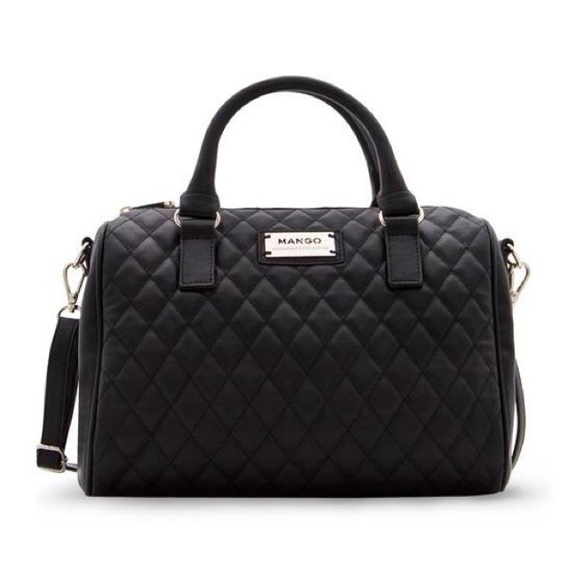 Mango quilted bowling bag new arrivals