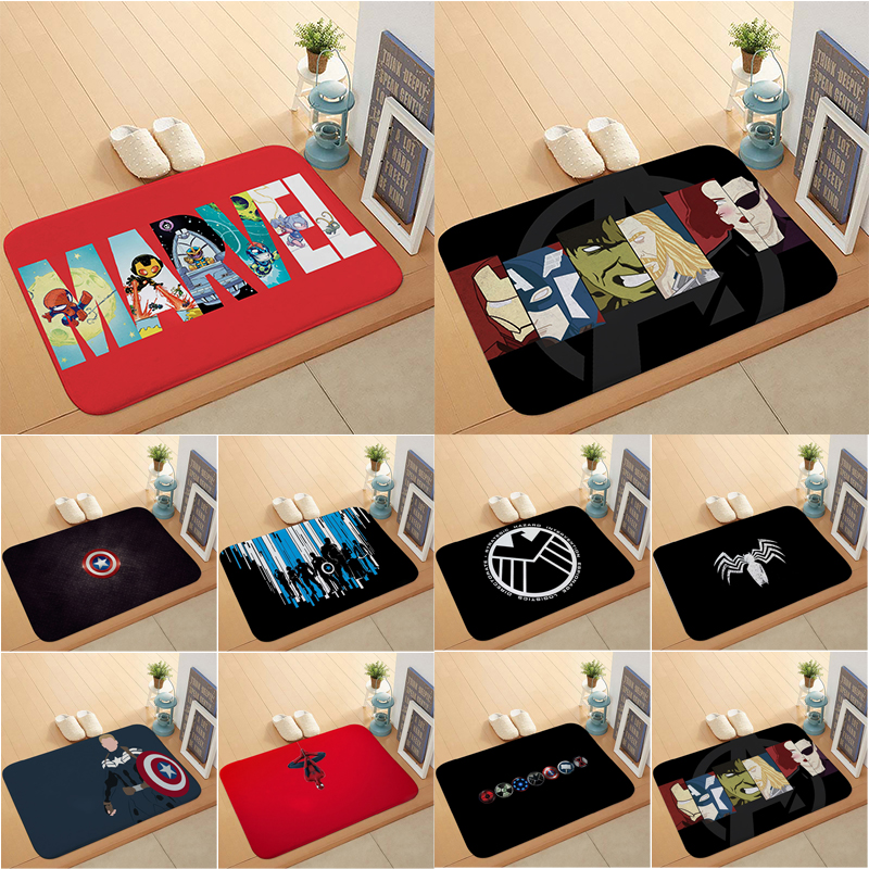 Marvel Logo Averngers Logo Indoor Doormat Kitchen Bathroom Door Floor ...