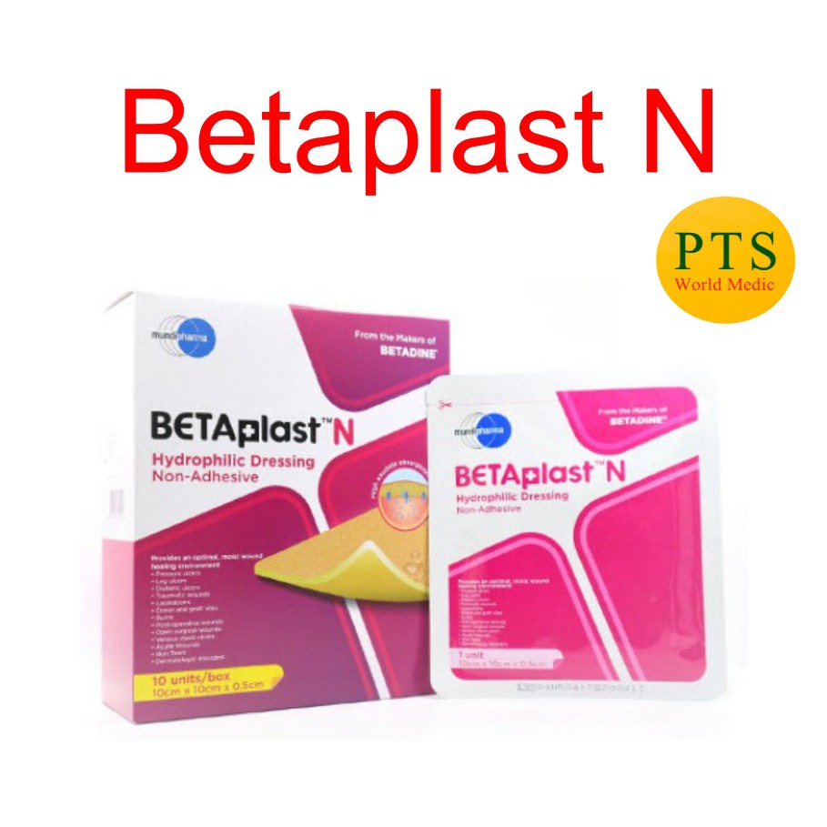 Betaplast N Hydrophilic dressing Pressure Sores Patch Thickness 5 Mm