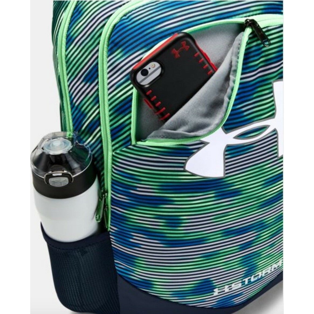 BNEW AUTHENTIC Under Armour UA Youth Storm Scrimmage Backpack Green Typhoon Model 1277422 375