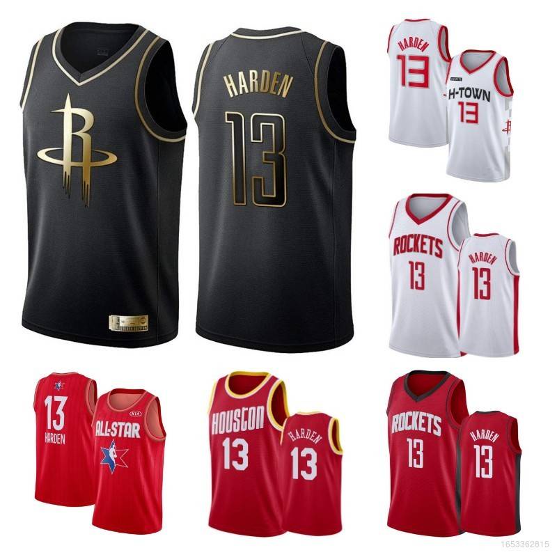 BKB Rockets Harden NBA Jersey No.13 Harden Retro Classic Jersey Sports Vest Commemorative City Edition Plus Size a Shopee Philippines