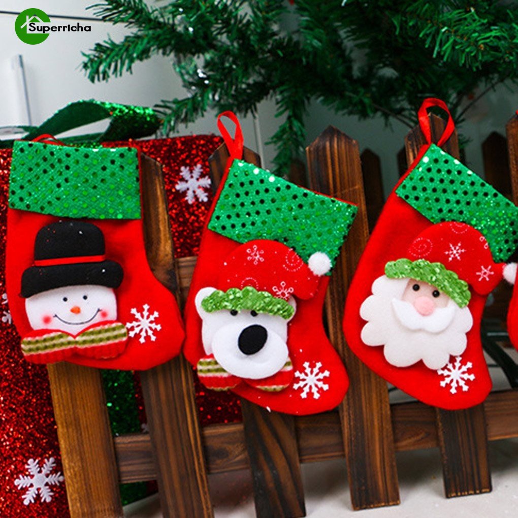 Cute Christmas Stockings ,Festival Party Christmas Ornaments ,New Year