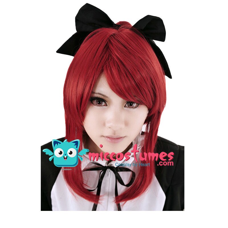 Red erza wig sales