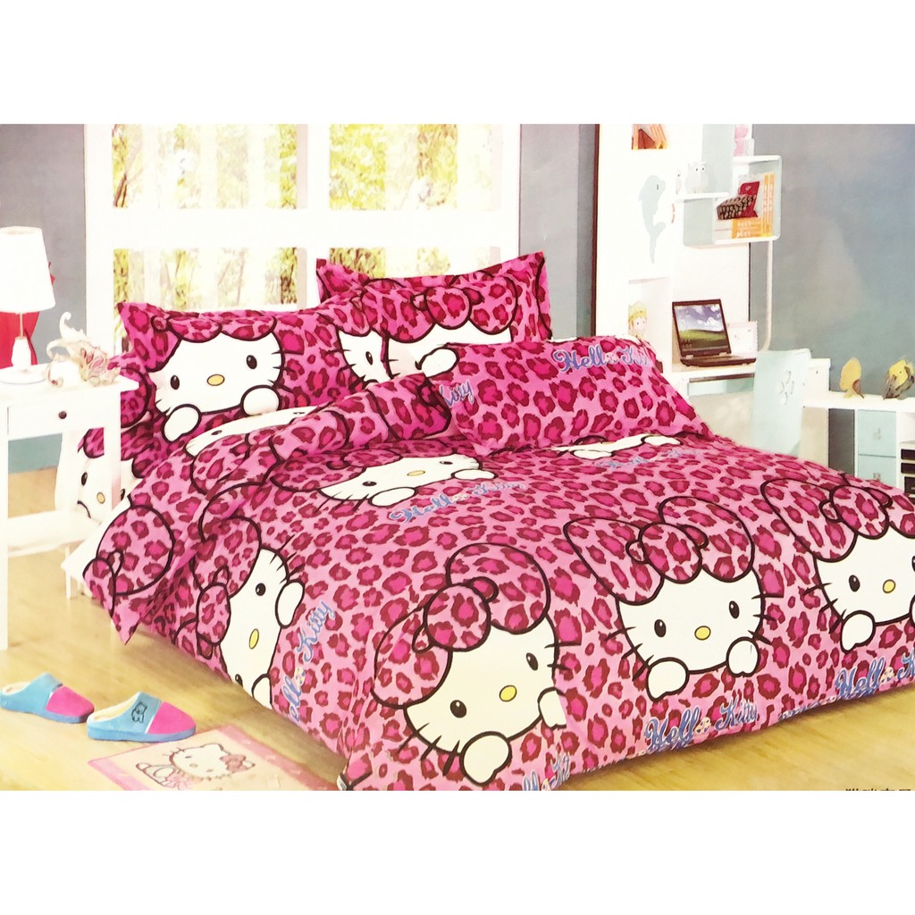 Hello Kitty Bed Sheet 3IN1/4IN1/5IN1 Shopee Philippines