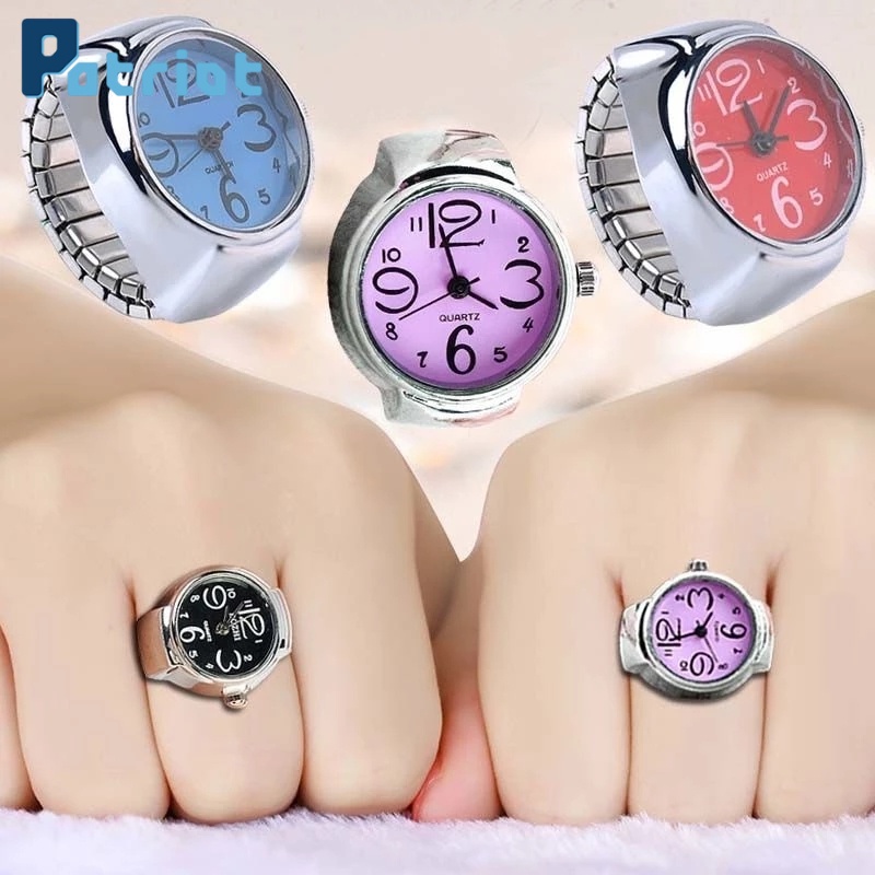 Vintage Punk Elastic Finger Watch/ Mini Alloy Strap Watches Couple ...