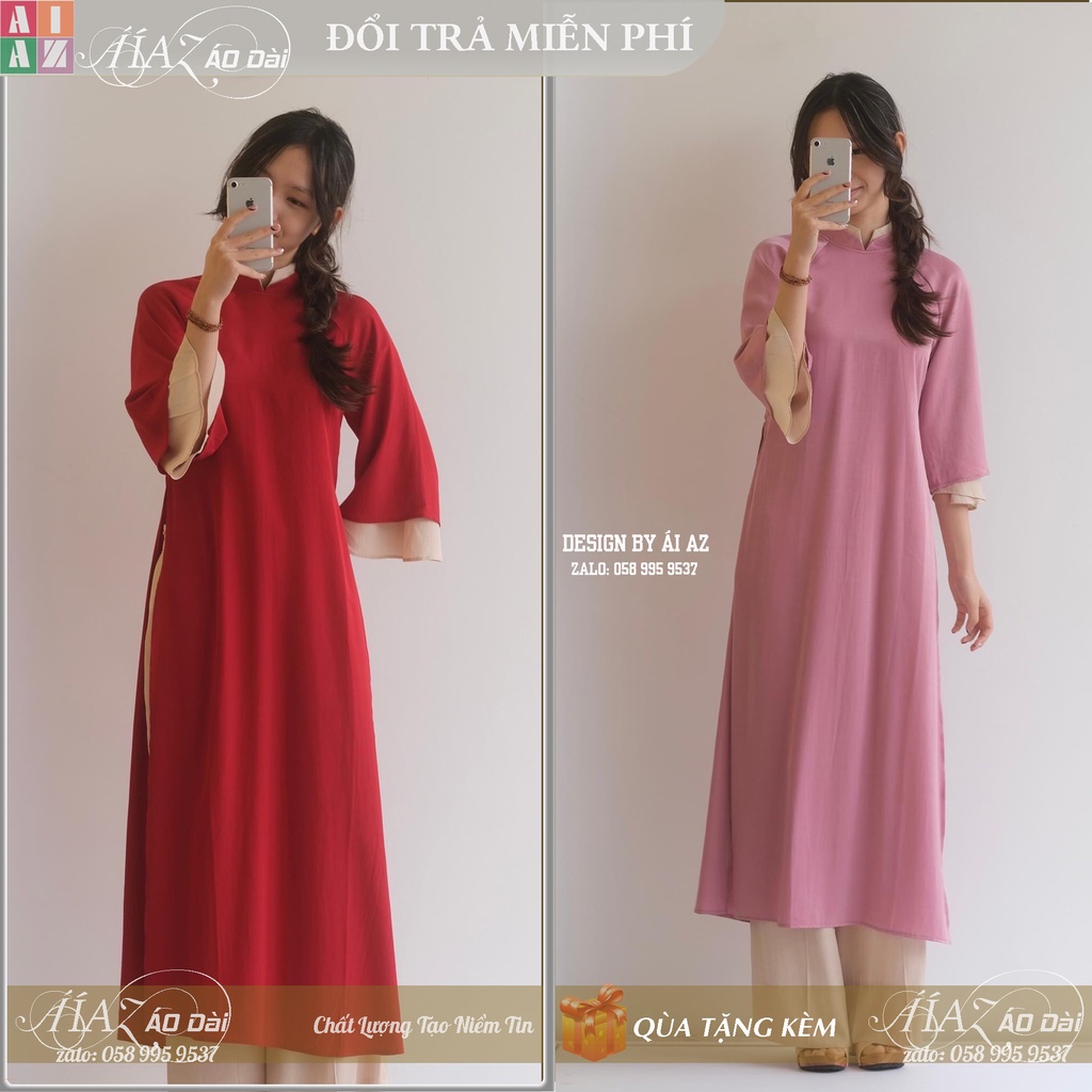 Bigsize Ao Dai Tan Female Sleeveless Ao Dai AZ01 Shopee Philippines