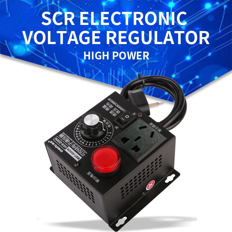 SCR Electronic Voltage Regulator 220V Motor Fan Electric Drill Variable