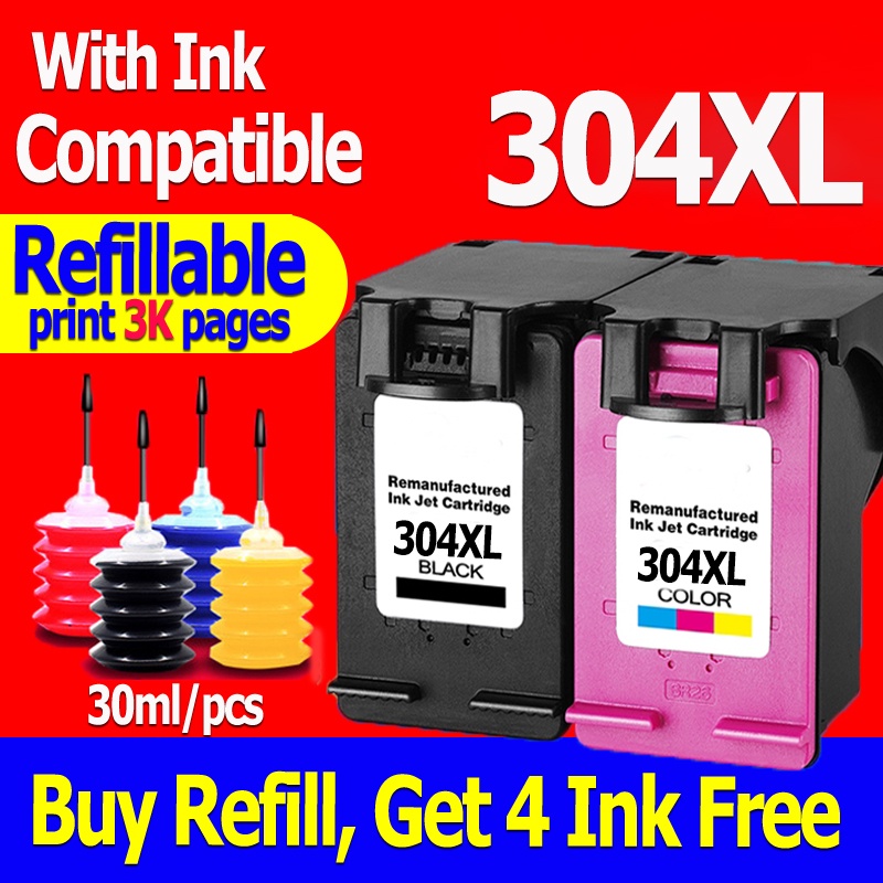 HP 304 ink HP 304XL ink cartridge for HP 2620 3720 3721 3723 3724 3730 ...