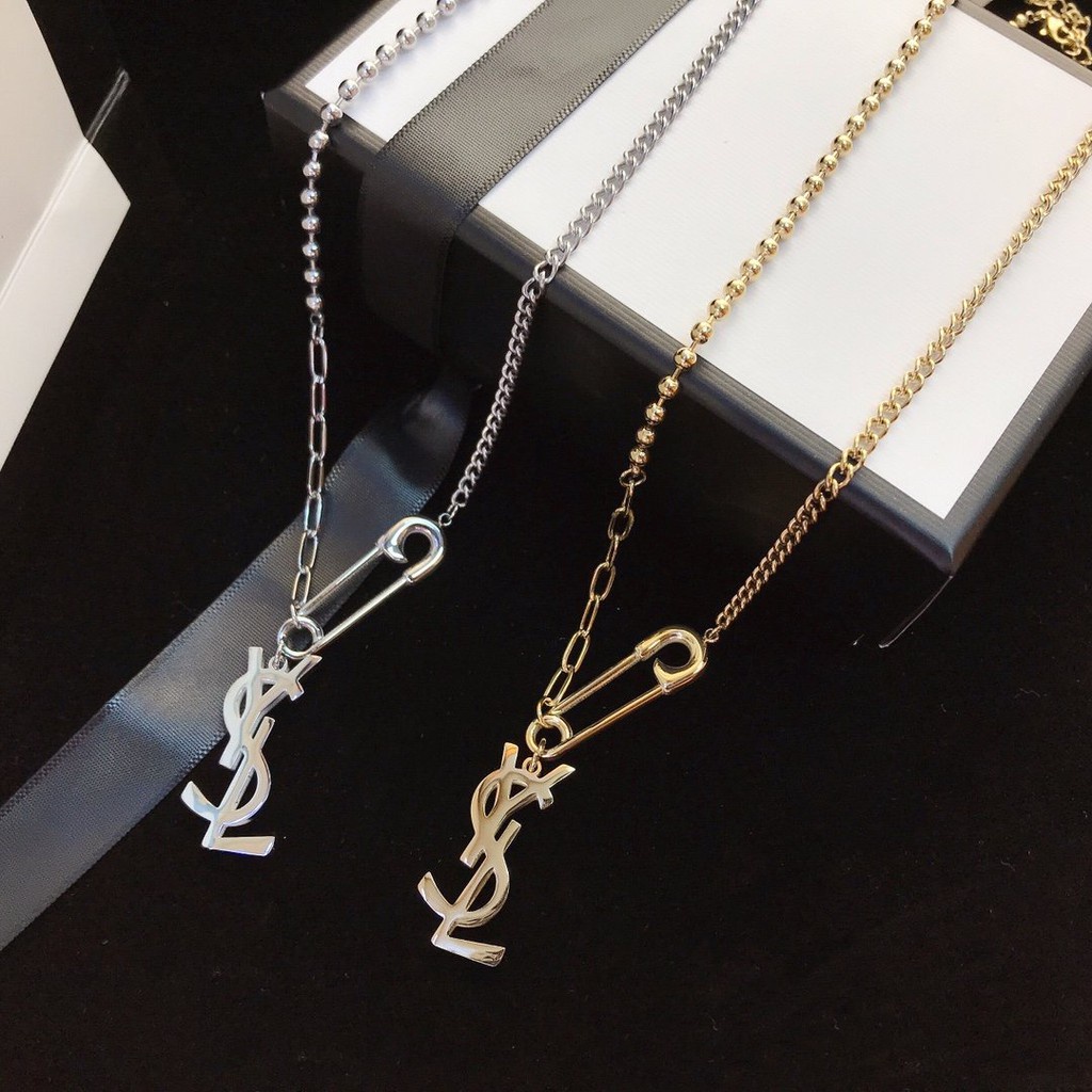 Saint laurent necklace on sale jimin