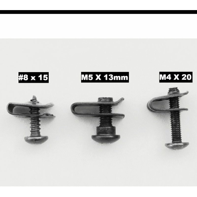 screw with clip nut set 2pcs set(2bolts/2clip)dalawang pirasong set ...