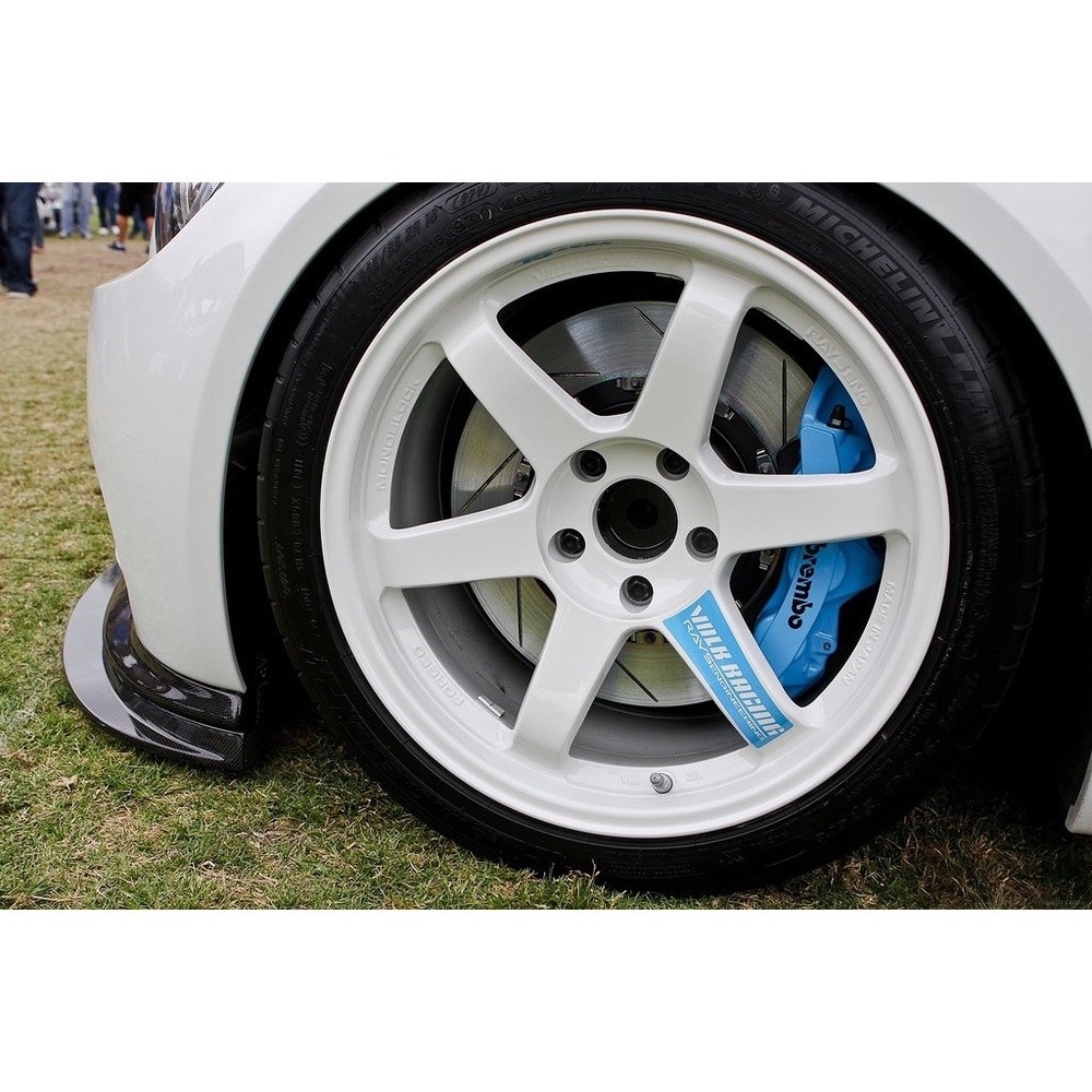 8PCS RAYS VOLK te37SL Car wheels sticker Valve sticker Decal Compatible ...