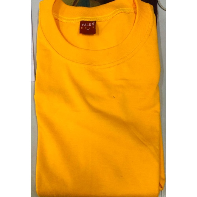 PLAIN YELLOW GOLD SHIRT Yalex Brand 7*i | Shopee Philippines