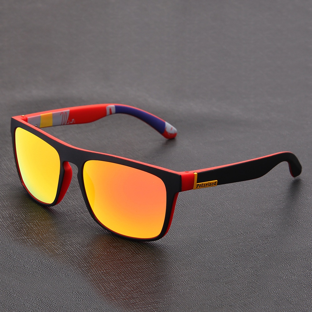 Sports Polarized Sunglasses Men Women Night Vision Driving Goggles Square  UV400 Shades Eyewear