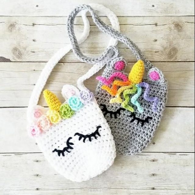 Unicorn bag handmade crochet Shopee Philippines