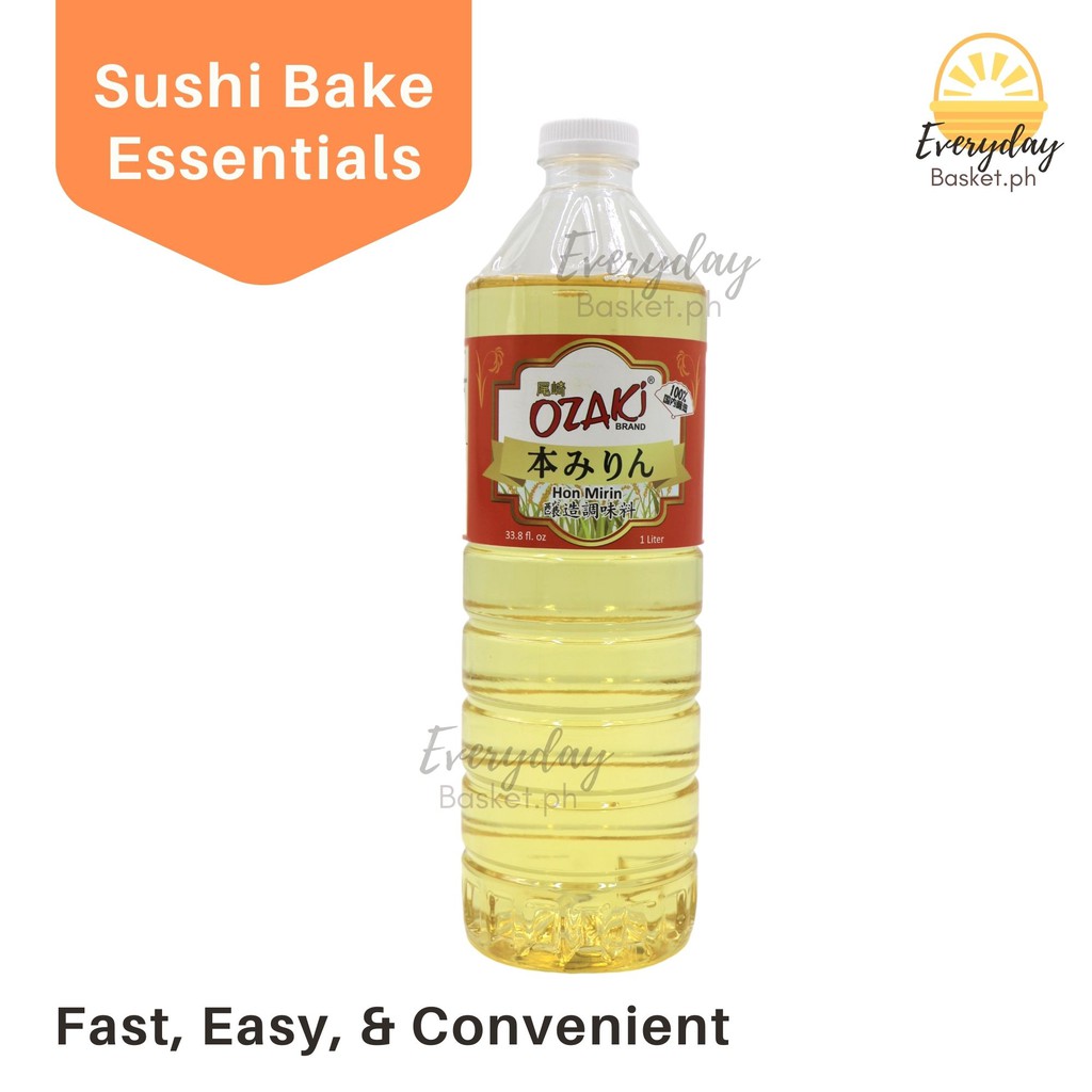 Premium Ozaki Hon Mirin Rice Wine 1 Liter Bottle (To Cook Japanese Food