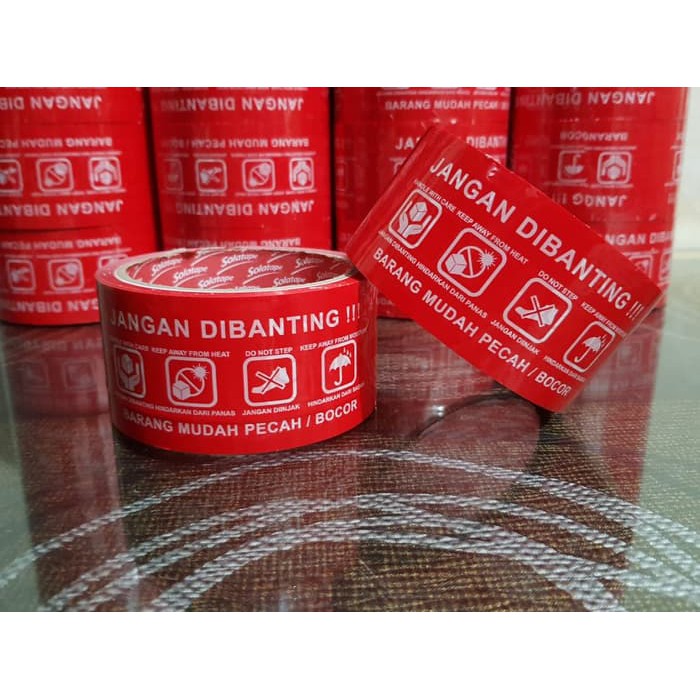 MERAH Face Have This For FRAGILE Red Color PACKING | Shopee Philippines